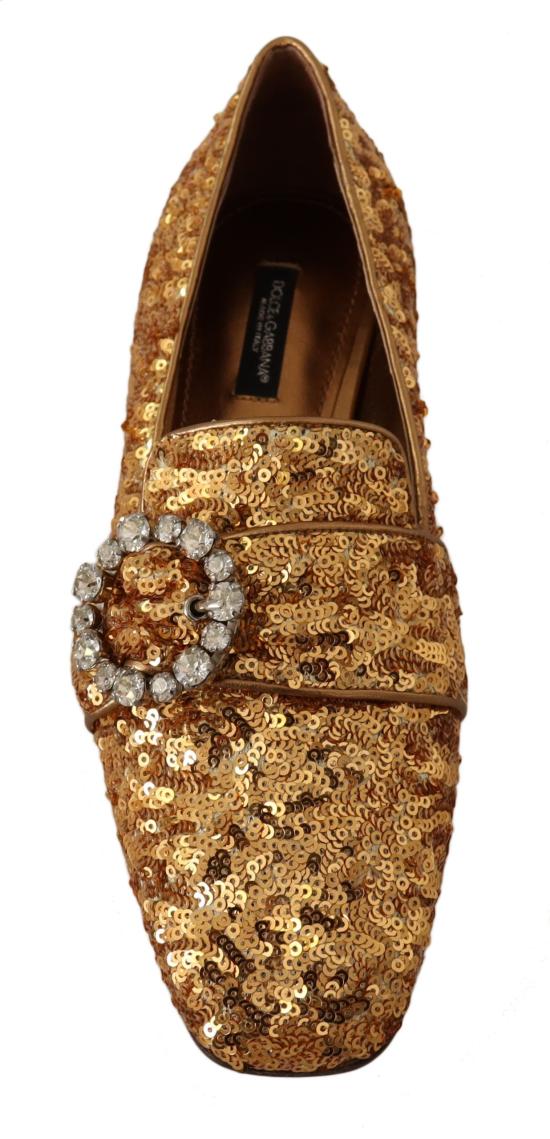  돌체앤가바나 플랫 슈즈 LA5112 GOLD - DOLCE & GABBANA