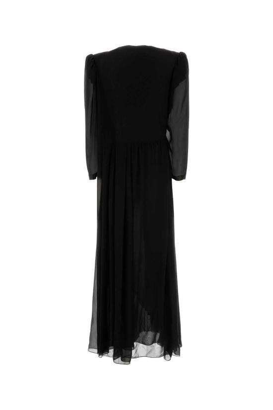 25FW 발렌시아가 롱 원피스 850647TTN06 1000 BLACK - BALENCIAGA