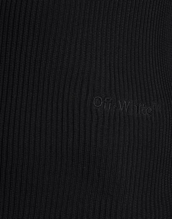  오프화이트 터틀넥 OMHF041F22KNI0011010 BLACK - OFF WHITE