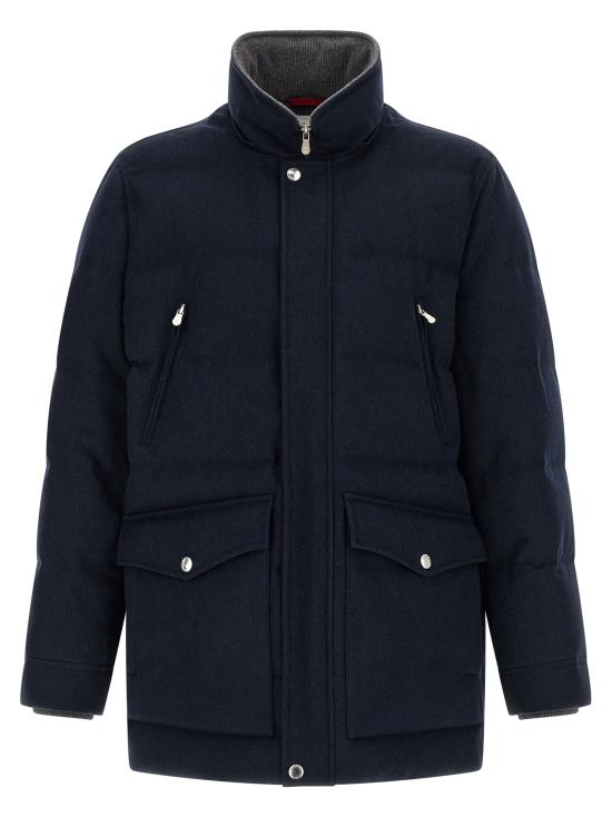26FW 브루넬로 쿠치넬리 패딩 BR337508BM NAVY - BRUNELLO CUCINELLI