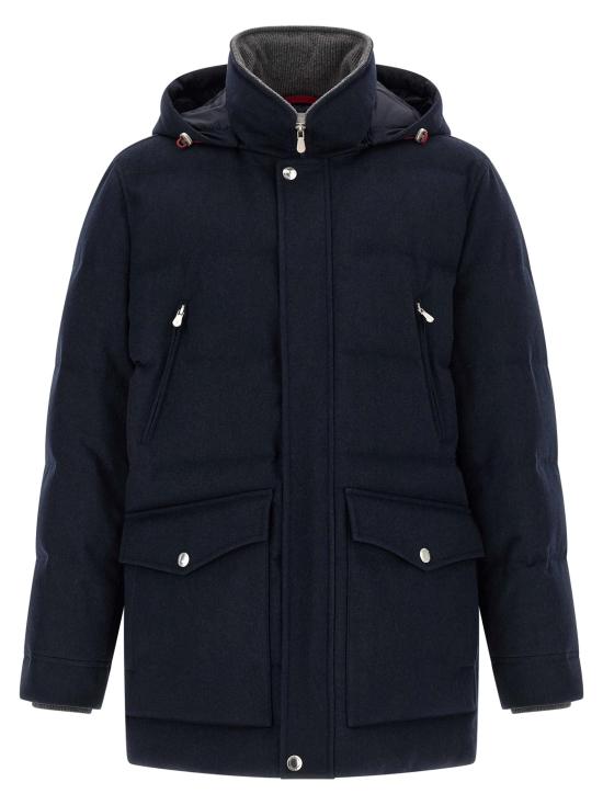 26FW 브루넬로 쿠치넬리 패딩 BR337508BM NAVY
