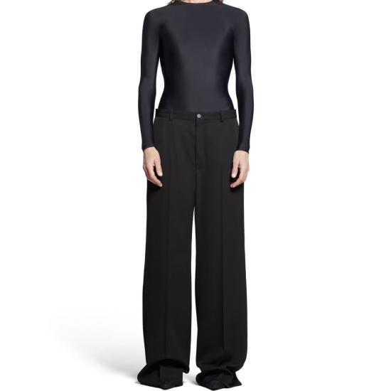  발렌시아가 스트레이트 팬츠 BA 9137704173780 BLACK - BALENCIAGA