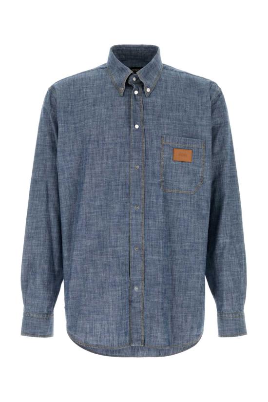 26SS 펜디 데님 셔츠 FS1296AY0C F0EX7 BLUE