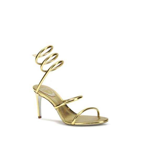 26FW 르네 카오빌라 힐/펌프스 REC123510800001L018BB GOLD - RENE CAOVILLA