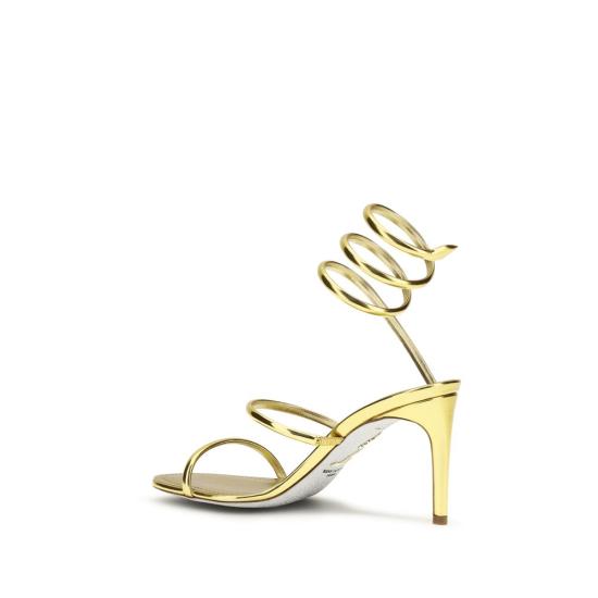26FW 르네 카오빌라 힐/펌프스 REC123510800001L018BB GOLD - RENE CAOVILLA