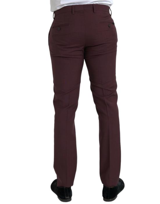  돌체앤가바나 스트레이트 팬츠 PAN75293 MAROON - DOLCE & GABBANA
