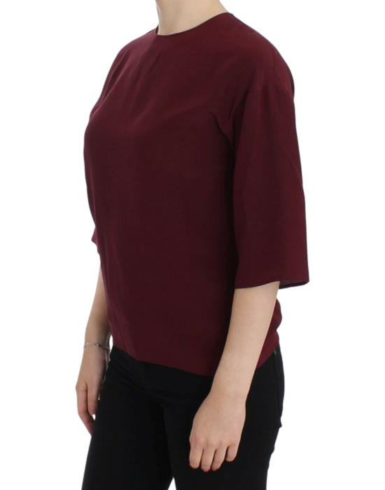  돌체앤가바나 블라우스 SIG13327 BURGUNDY - DOLCE & GABBANA
