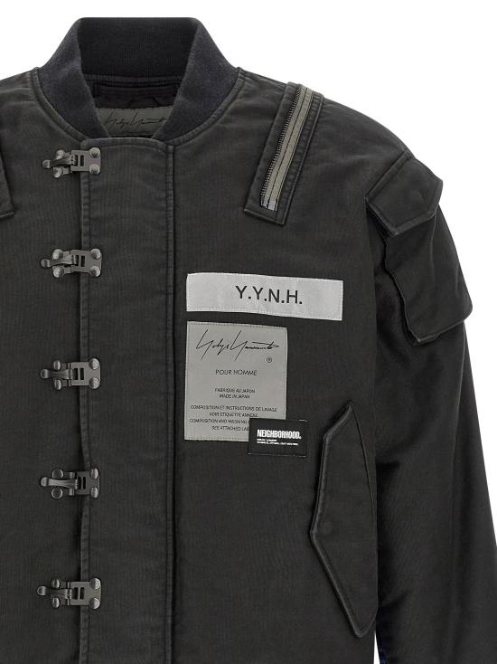 26SS 요지 야마모토 봄버 자켓 YO331434BM BLACK - YOHJI YAMAMOTO