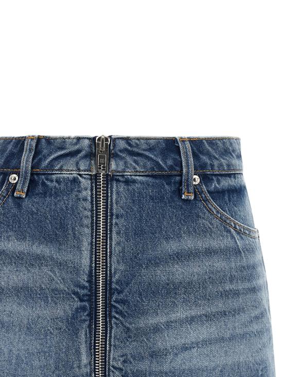 26FW 알렉산더 왕 데님 스커트 AL339069BM BLUE - ALEXANDER WANG