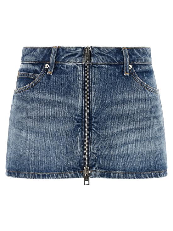 26FW 알렉산더 왕 데님 스커트 AL339069BM BLUE