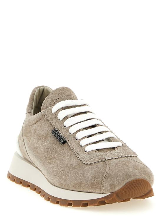 26FW 브루넬로 쿠치넬리 스니커즈 BR335324BM BEIGE - BRUNELLO CUCINELLI