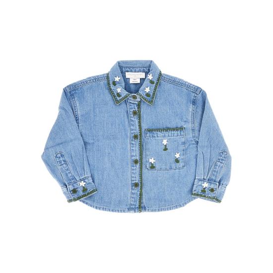 26FW [키즈] 스텔라 맥카트니 데님 셔츠 TZ5A10Z0522 Blue