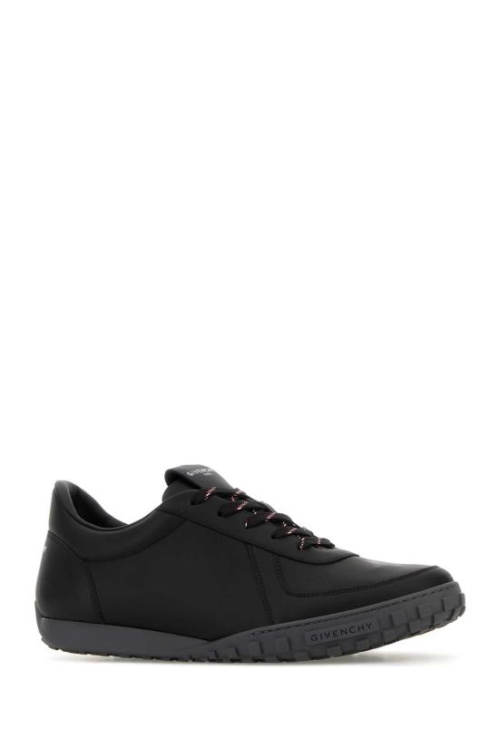 26SS 지방시 글라이드 레더 스니커즈 BH00B4H1X1 001 BLACK - GIVENCHY