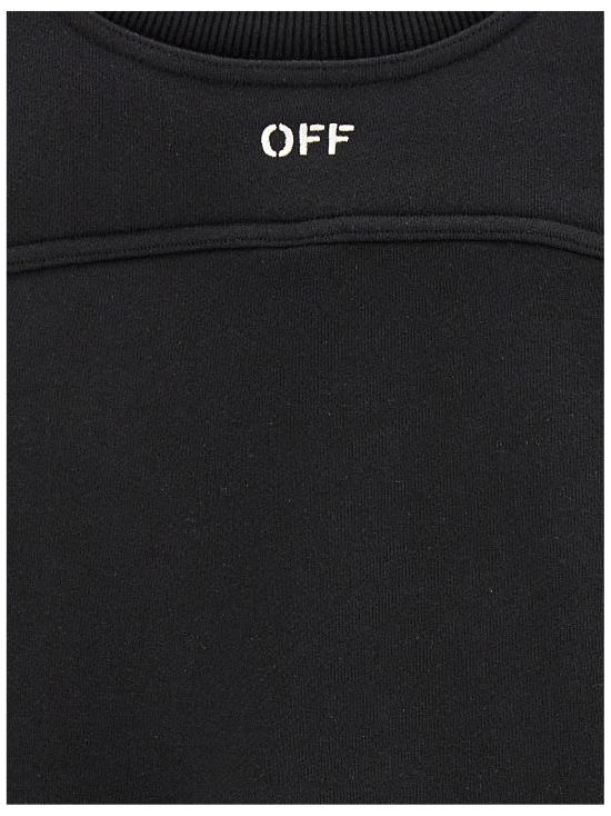  오프화이트 긴팔 티셔츠 OF292329BM BLACK - OFF WHITE