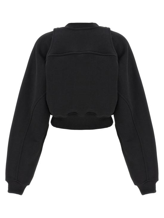  오프화이트 긴팔 티셔츠 OF292329BM BLACK - OFF WHITE