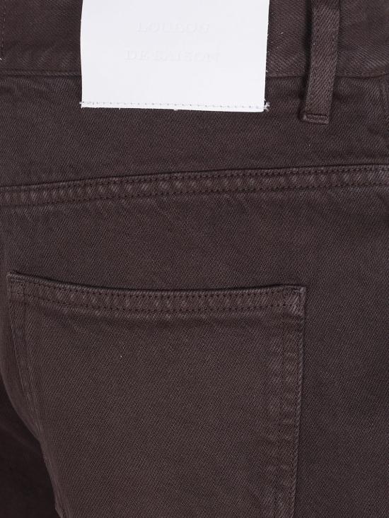 26FW 루루 드 세종 스트레이트 팬츠 SAMURLDS Brown - LOULOU DE SAISON