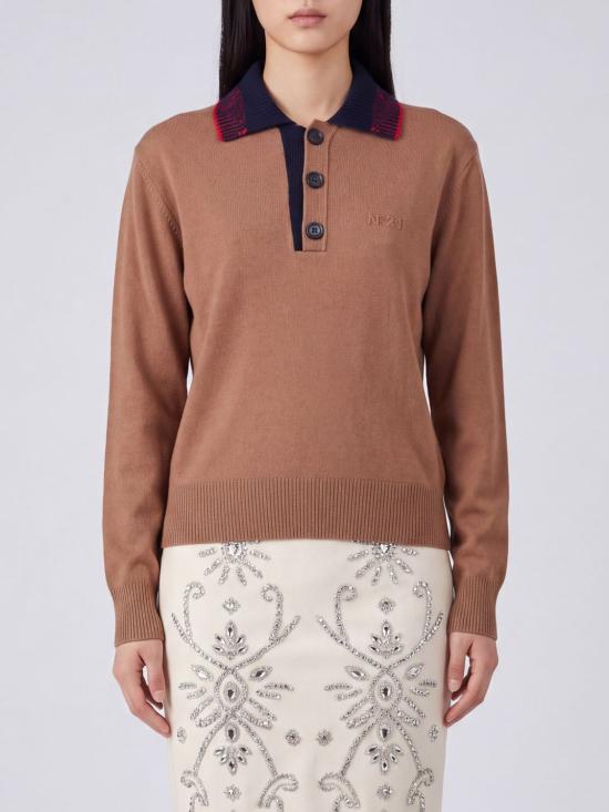 26FW 누메로벤투노 폴로 티셔츠 A0359004 1374 Brown