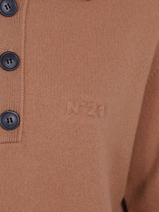 26FW 누메로벤투노 폴로 티셔츠 A0359004 1374 Brown - N°21