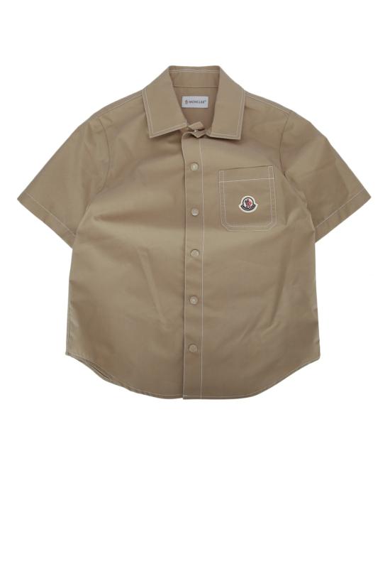 26SS 몽클레어 반팔 셔츠 L19542F00004598B8 202 BEIGE