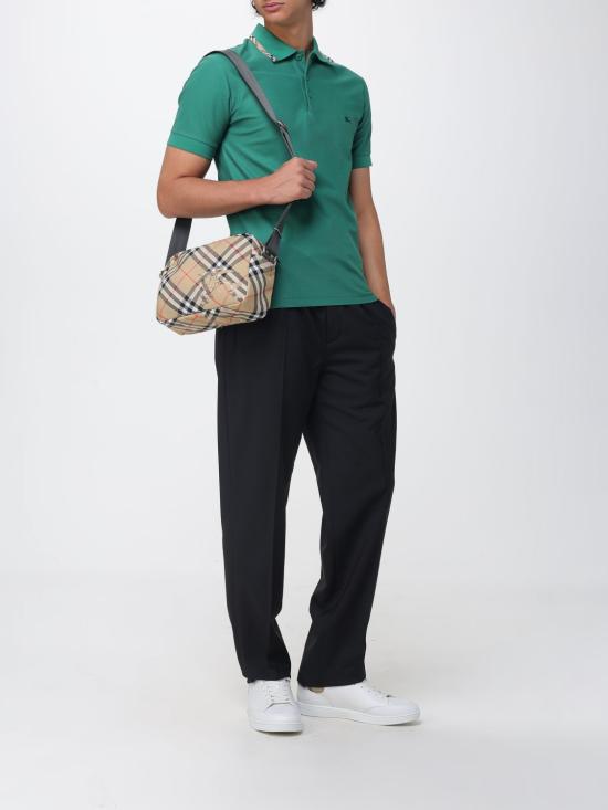 26FW 버버리 폴로 티셔츠 8127684 Green - BURBERRY