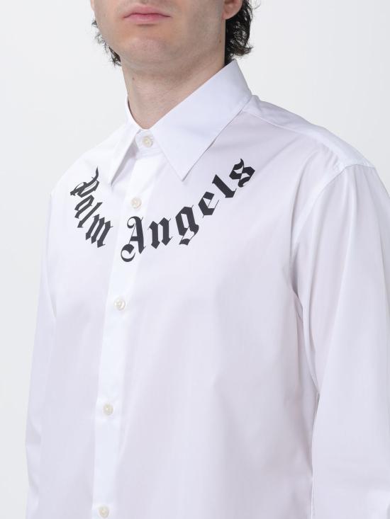 26FW 팜앤젤스 긴팔 셔츠 PAMGE01F26FB01 OFF White - PALM ANGELS
