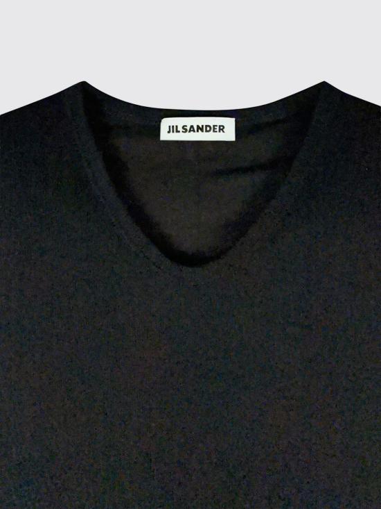 26FW 질샌더 롱 원피스 J02CT0643J20382 001 Black - JIL SANDER