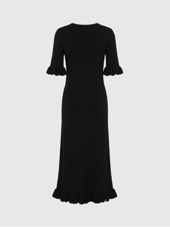 26FW 질샌더 롱 원피스 J02CT0643J20382 001 Black - JIL SANDER