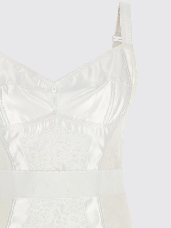 26SS 돌체앤가바나 미디 원피스 F63H1TGDC38 W0800 White - DOLCE & GABBANA
