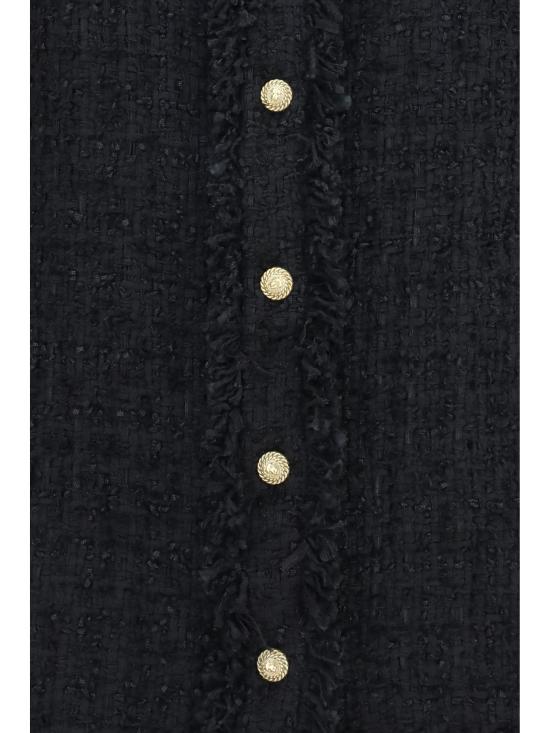 26FW 발망 블라우스 HF1HD005XM07 0PA BLACK - BALMAIN