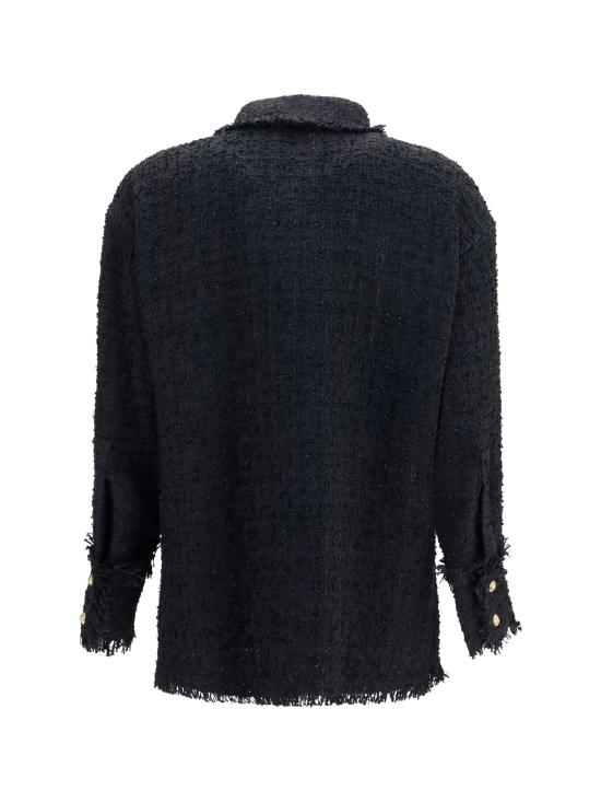 26FW 발망 블라우스 HF1HD005XM07 0PA BLACK - BALMAIN