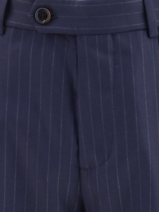 26SS 브루넬로 쿠치넬리 수트 팬츠 MN474L00H C003 Navy - BRUNELLO CUCINELLI