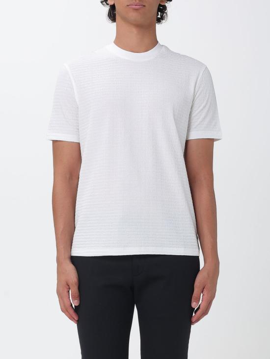 26FW 엠포리오 아르마니 반팔 티셔츠 EM004594AF10762 F0185 White