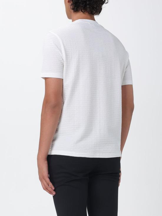 26FW 엠포리오 아르마니 반팔 티셔츠 EM004594AF10762 F0185 White - EMPORIO ARMANI