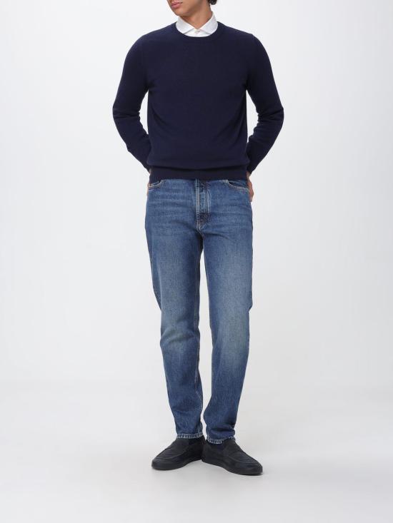 26FW 브루넬로 쿠치넬리 데님 팬츠 M241PO2090 C9013 Navy - BRUNELLO CUCINELLI