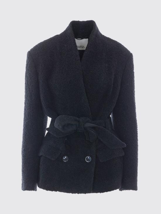 26FW 이자벨마랑 코트 VE0760FAD3E02I 01BK Black - ISABEL MARANT
