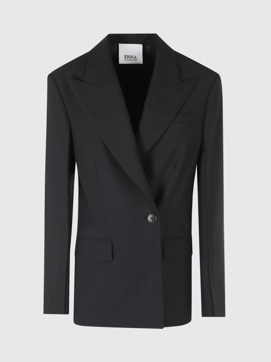 26FW 에리카 카발리니 수트 자켓 P6WH04 Y69 Black - ERIKA CAVALLINI