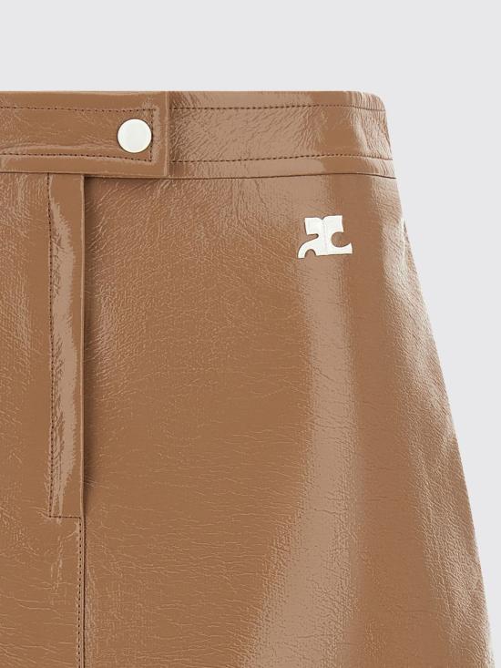 26FW 쿠레쥬 숏 스커트 223CJU001VY0014 1091 Nude - COURREGES