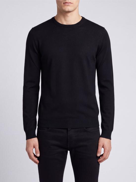 26FW 로베르토 콜리나 스웨터 263MYB01001 09 Black