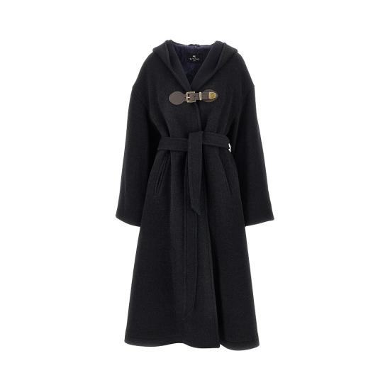 26FW 에트로 코트 WRAA013099TUBP9 Black