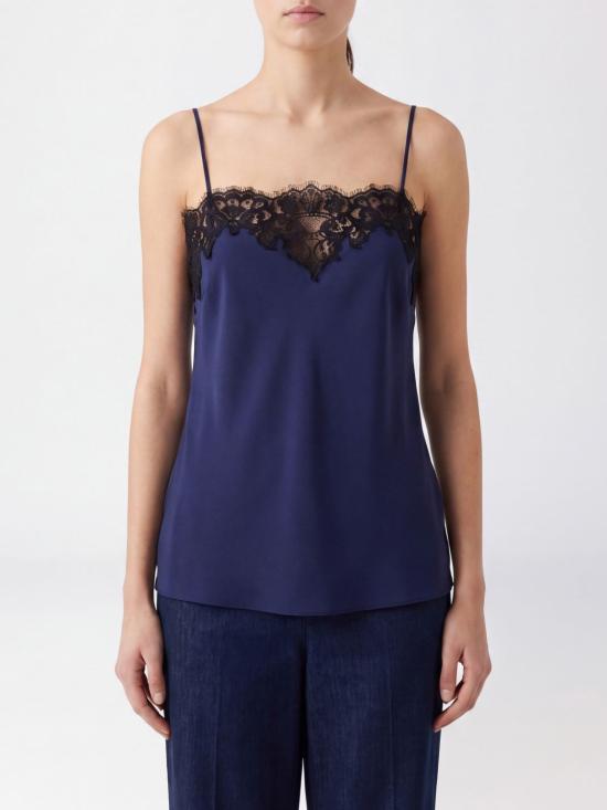 26SS 스텔라 맥카트니 민소매 티셔츠 6T01253FU302 4000 Navy