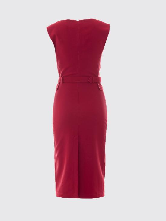 26FW 핑코 미디 원피스 107265A3DA R59 Red - PINKO