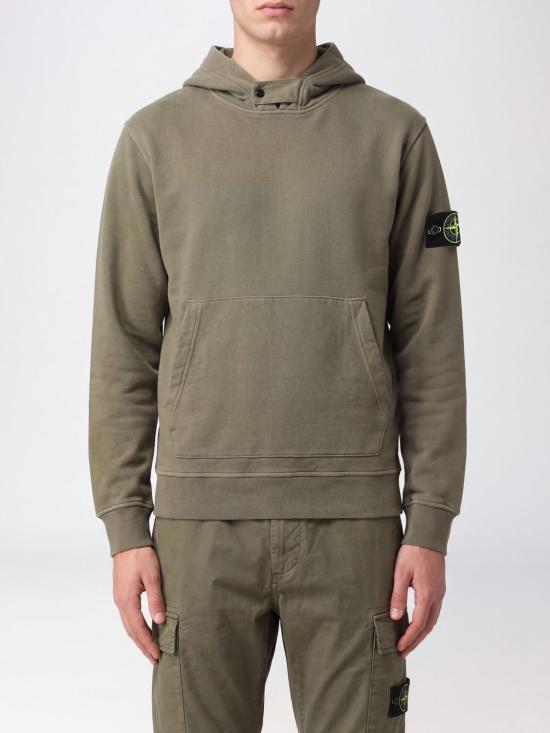 26FW 스톤 아일랜드 후드 티셔츠 6100023S0A20 V005G Military
