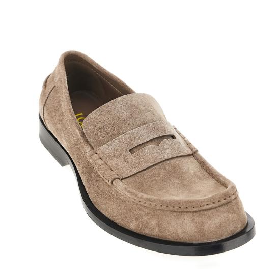 26FW 로에베 보바인 스웨이드 카프스킨 로퍼 M816290X67 Grey - LOEWE