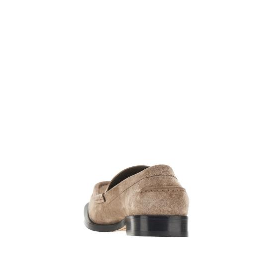 26FW 로에베 보바인 스웨이드 카프스킨 로퍼 M816290X67 Grey - LOEWE