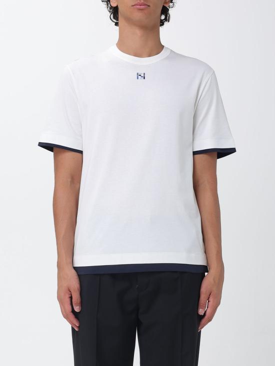 26FW 펜디 반팔 티셔츠 FY1358AUIB F11VU White