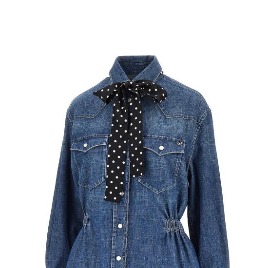 26FW 발렌티노 가라바니 데님 원피스 9B3DA03DAC7 Blue - VALENTINO GARAVANI