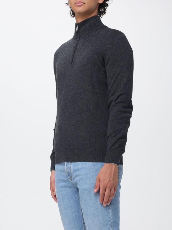 26FW 브루넬로 쿠치넬리 캐시미어 집업 니트 M2200124 CMD52 Grey 1 - BRUNELLO CUCINELLI