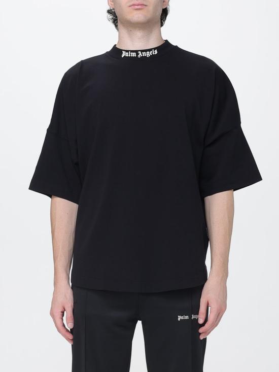 26FW 팜앤젤스 반팔 티셔츠 PAMAA05F26JR02 1003 Black