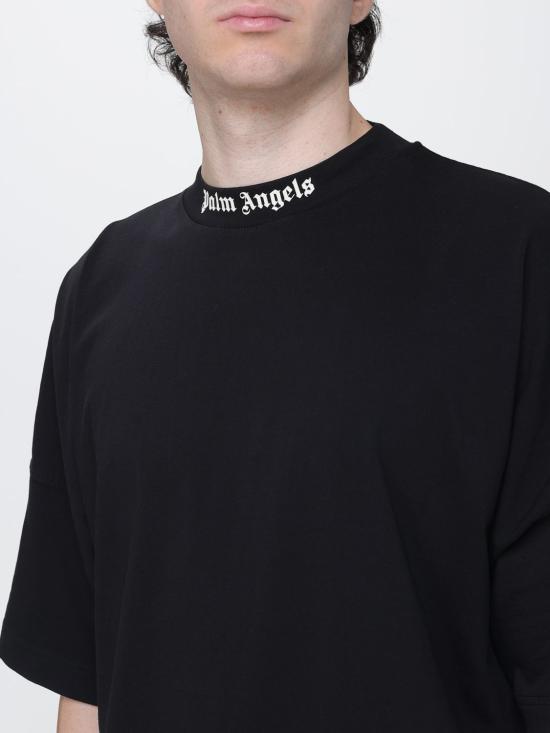 26FW 팜앤젤스 반팔 티셔츠 PAMAA05F26JR02 1003 Black - PALM ANGELS