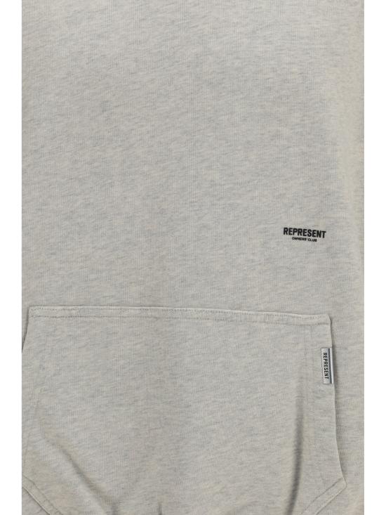 26FW 리프레젠트 후드 티셔츠 OCM100041 CREAMMARL BEIGE - REPRESENT